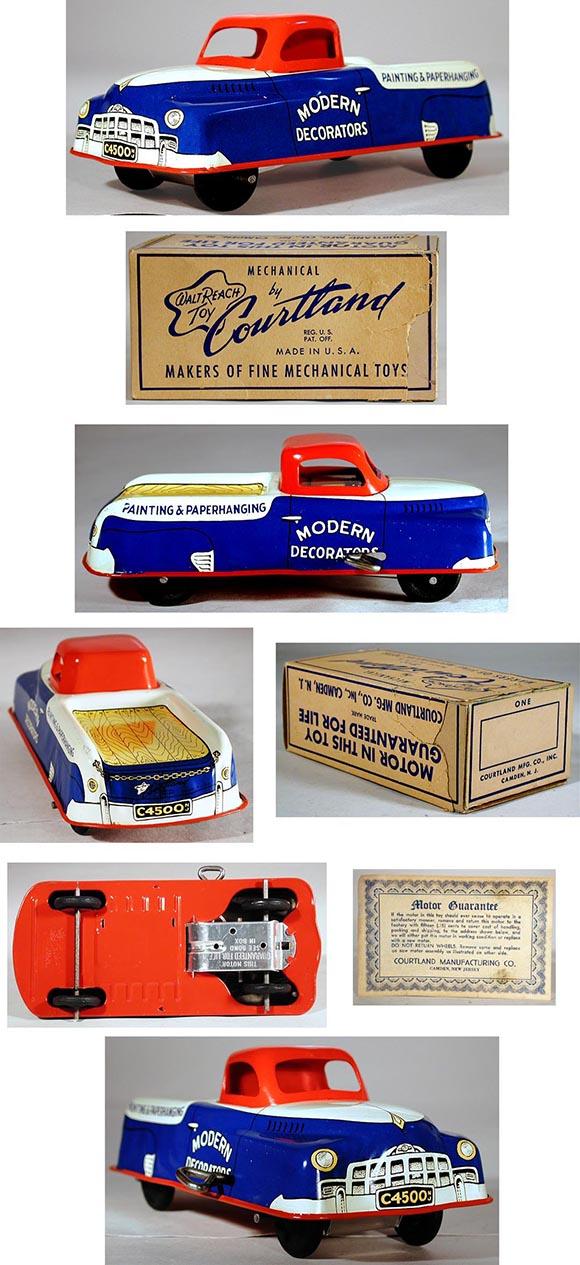 c.1949 Courtland, Modern Decorators Pick-Up Truck in Original Box